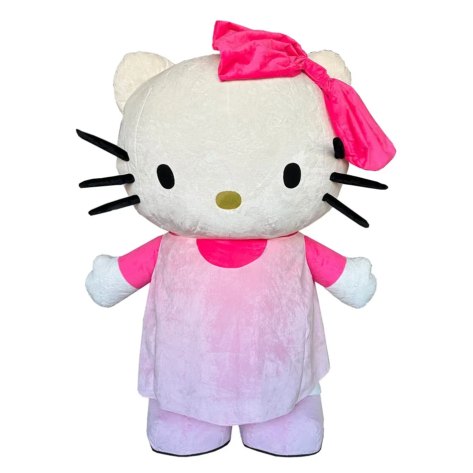 Miniso ديزني مرحبا كيتي نفخ القط زي التميمة الكبار شخصية كرتونية دعوى هدية عيد ميلاد أحداث الحفلات لا بطارية #2