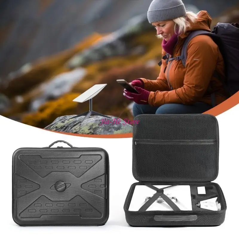Organisateurs boîtier dur portable pour StarLinkmini Dish Components Cable Handbag 83CF