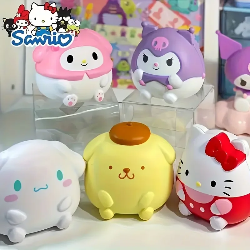 Brinquedo de Descompressão Squishy com Rebound Lento e Música: HelloKitty, Melody, Kuromi, Pompom Purin, Cinnamorol, Pochacco