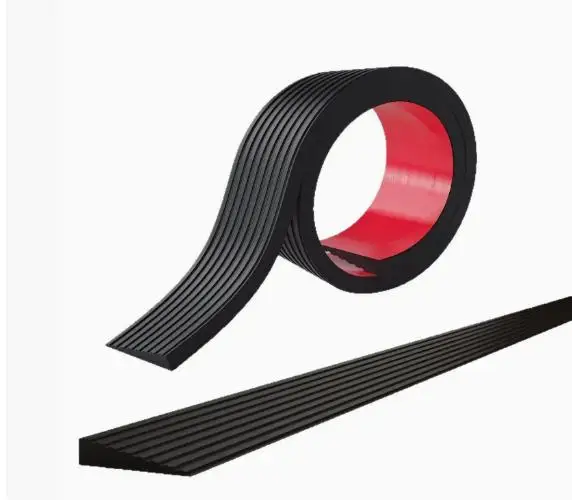 

Самоклеящиеся резиновые нескользящие дверные пандусы для инвалидных колясок для домашнего офиса, больницы, прочные переходные полосы для пола, легко