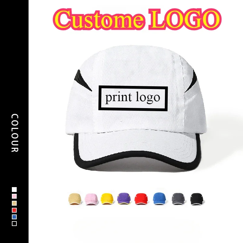

Custome Logo Color Matching Baseball Cap Summer Men and Women Outdoor Quick-drying Sun Hat Mesh Breathable Adjustable Sports Hat