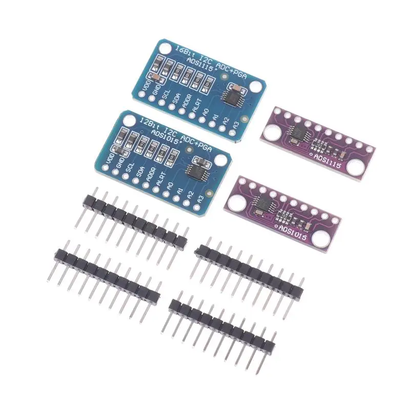 

ADS1115 ADS1015 12/16 Bit I2C Module Precision 4-Channel Development Board With Pro Gain Amplifier For Arduino