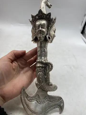 금속 불교 도구, 레트로 말 머리 미니어처 모델 동상, 가정 풍수 장식 조각, Vajra 장식