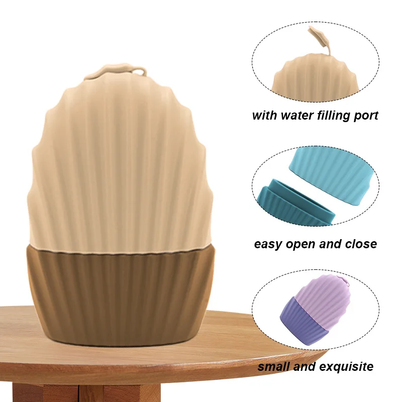 Rodillo facial de hielo de silicona, masaje de belleza de hielo, cuidado Natural de la piel para eliminar la hinchazón de los ojos, bolsa para ojos multifuncional reutilizable, 1 ud.