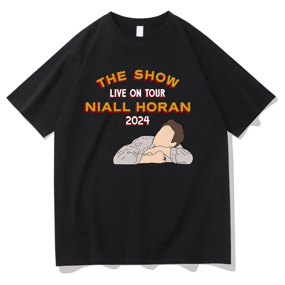 Niall Horan T Shirt 2024 New Album The Show Live on Tour T-Shirt Fashion Men Harajuku Vintage Streetwear Cotton Tees Shirts Tops