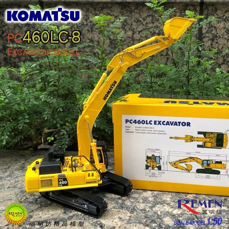 

PC460LC-8 Hydraulic Excavator DieCast Model Toy Collection Gift 1:50 Scale boys' birthdays, scene decoration