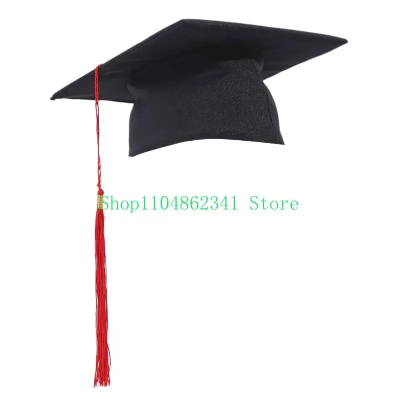 652F Elegant Academic Hat Adjustable and Nonslip Design Headwear Perfect For Graduation Ceremony Photoshoots And Celebration