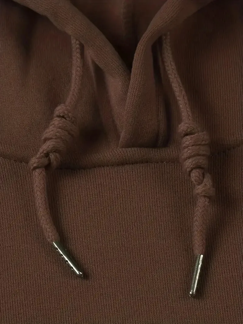 Hoodie de cordão estampado em letras feminino, moletom de inverno, pulôver confortável, moda de rua, 2024