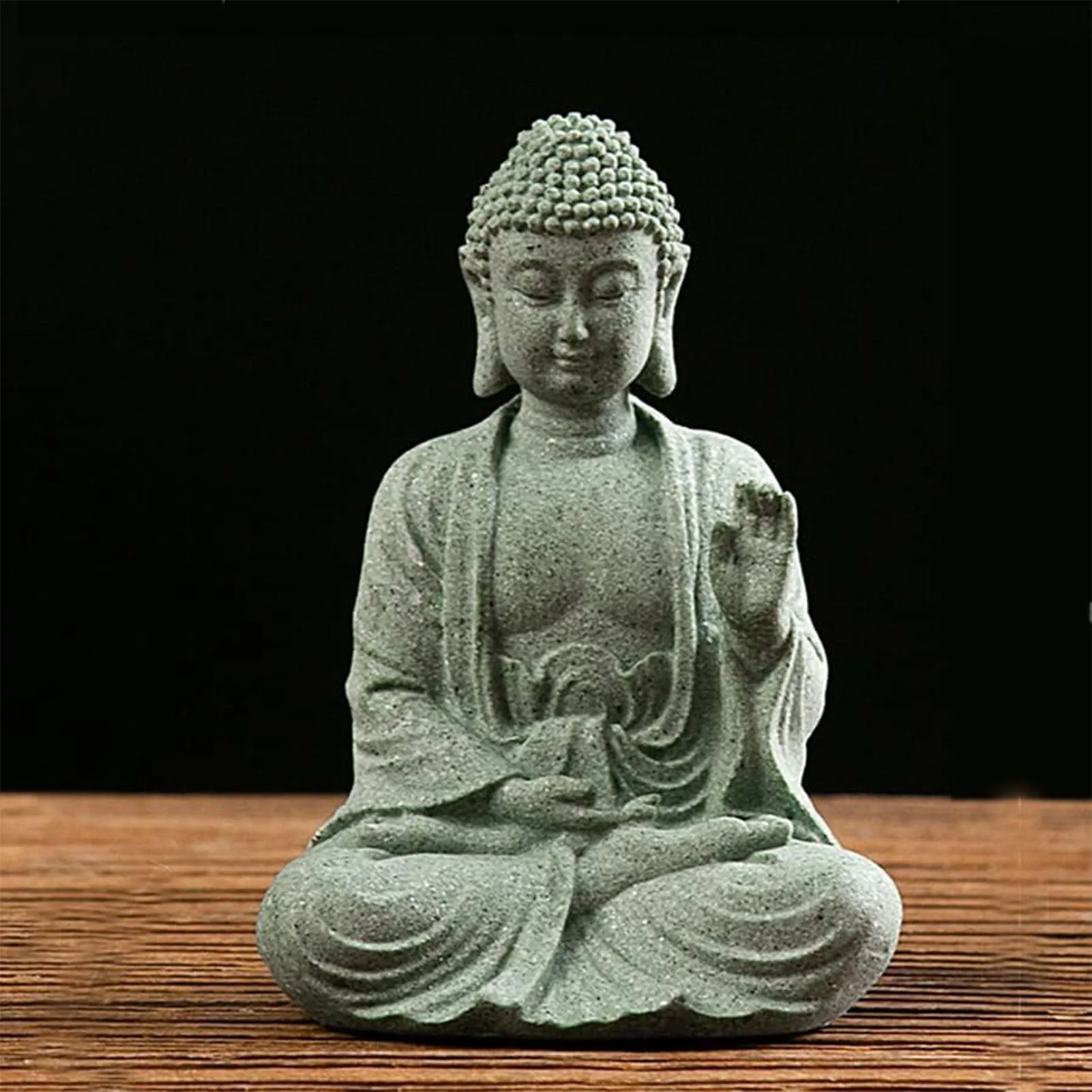 Meditating Buddha Statue Sculpture Table Art Home Room Decoration for Birthday Gifts New Year\'s Gifts