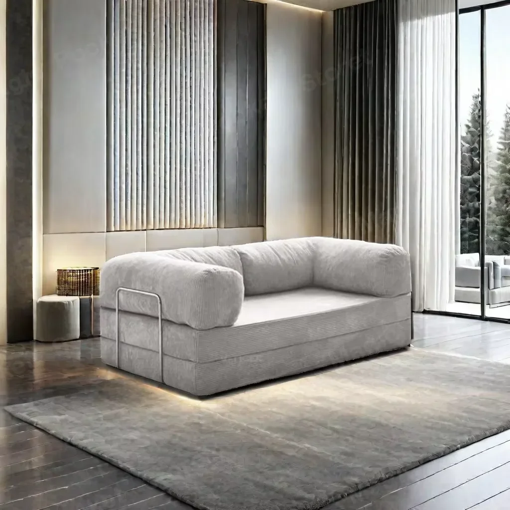 wholesale cheap velvet packaging vacuum compression sofa sets compress sofa in box sofa compresses