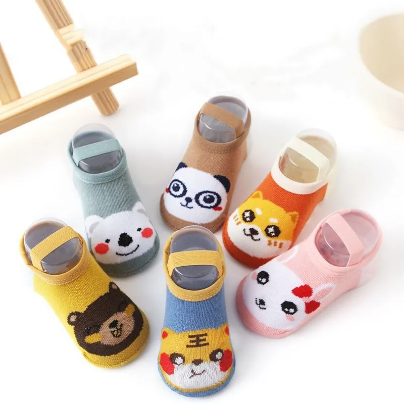 Baby First Walking Toddler Shoes Anti Slip Socks Newborn Warm Crib Floor Comfortable Foot Girl Boy Cute Kids Slipper