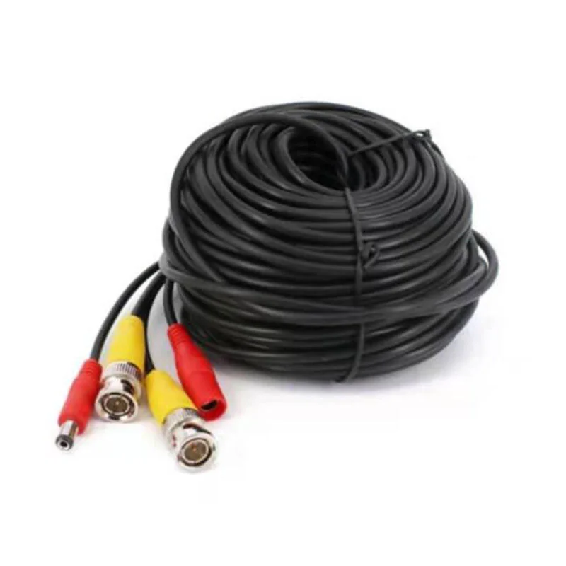 Cable de alimentación de vídeo BNC, salida de 5M/10M/20M/30M, Cable de enchufe de CC para cámara de vigilancia CCTV, accesorios de sistema DVR L1