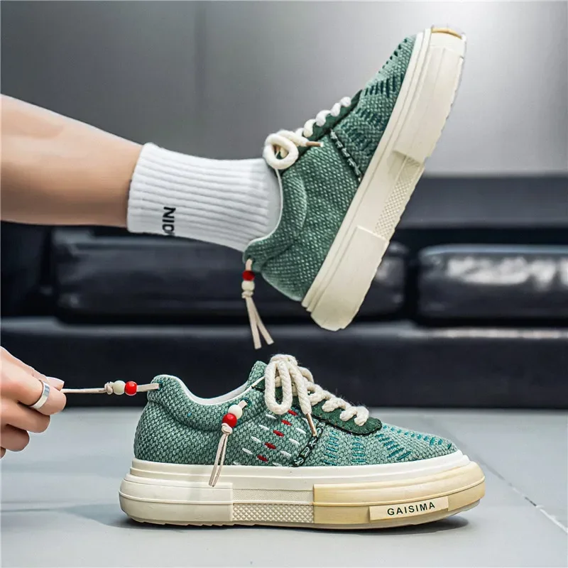 

Универсальные мужские кроссовки для отдыха, мужские легкие удобные спортивные прогулочные туфли, модные высококачественные массивные туфли, мужская обувь