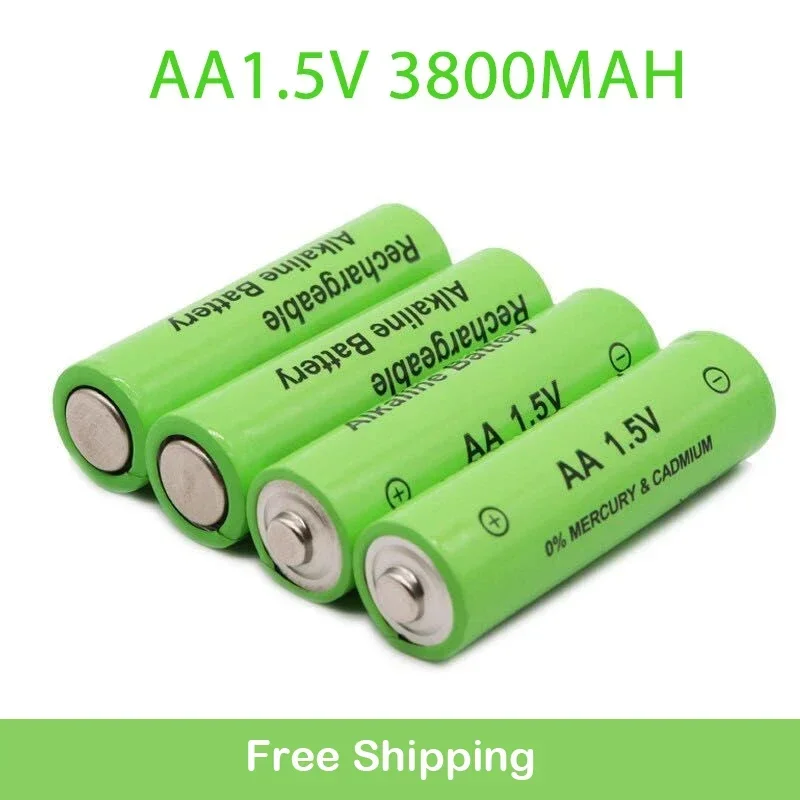 نئی AA بیٹری 3000 MAh ریچارج ایبل بیٹری NI-MH 1.5 V AA بیٹری گھڑیوں، چوہوں، کمپیوٹرز، کھلونے وغیرہ کھلونوں کے لیے