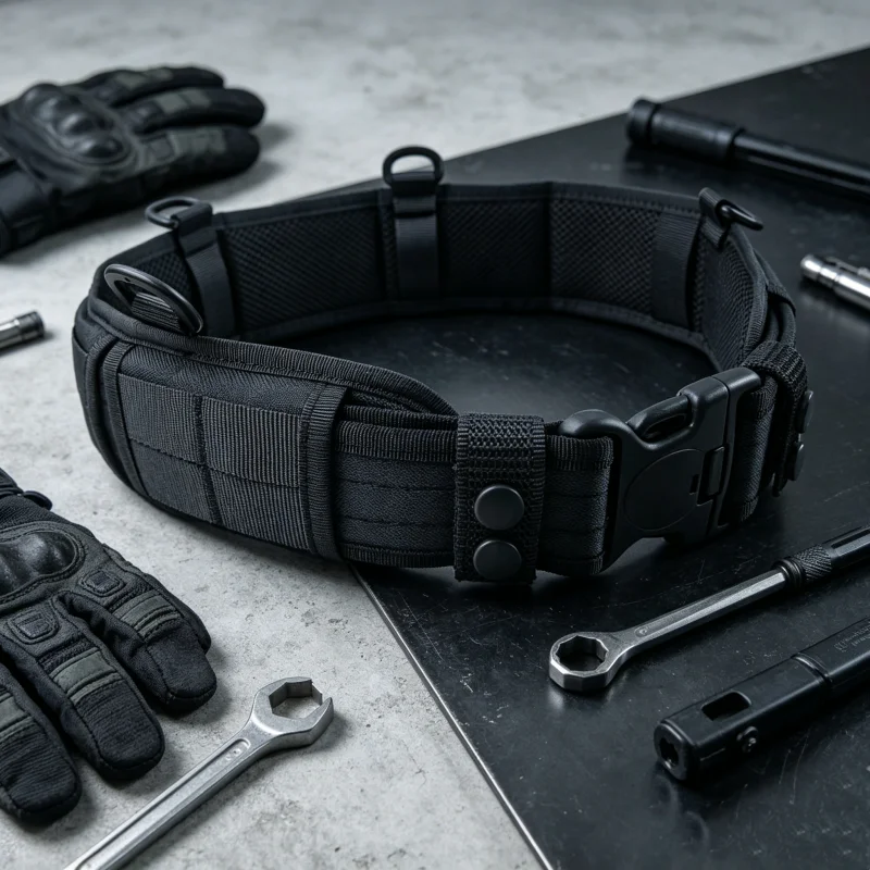 Lightweight Belt Tactical Combat belt MOLLE Plastic Buckle Quick Release Adjustable