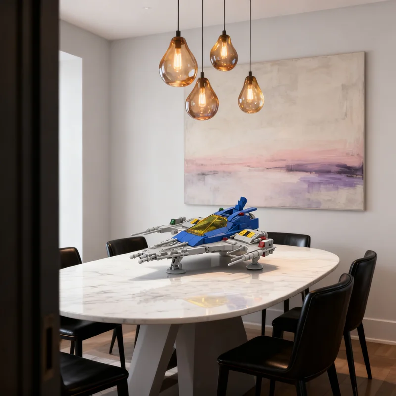 

Набор строительных блоков MOC FR101 «Космическая классика», 426 деталей, конструктор, рождественский подарок, игрушка, креативная идея для самостоятельной сборки, детские игрушки, архитектура