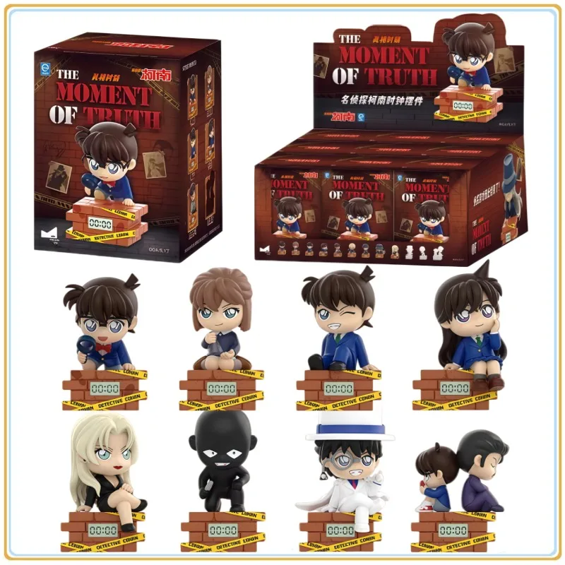 

In Stock Original Detective Conan Moment of Truth Series Clock Blind Box Anime Character Model Collection Fashion Surprise Toys