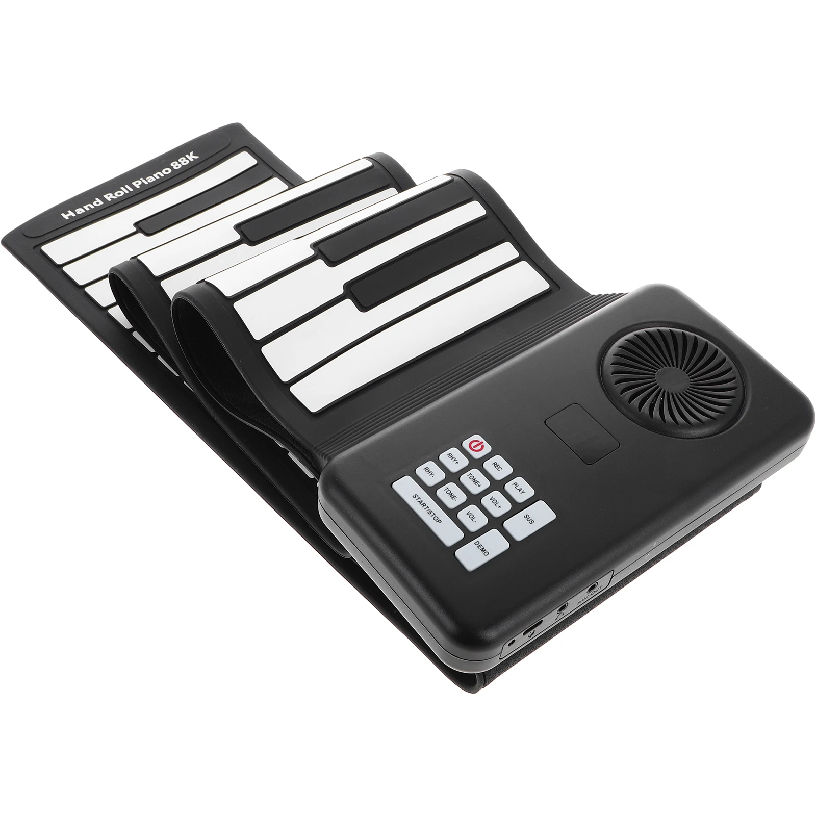 88 touches H roulé Piano pliable clavier électronique Portable voyage Silicone Gel intégré haut-parleur alimenté