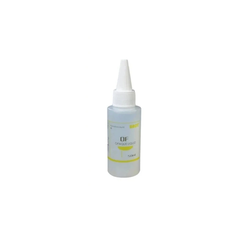 Líquido opaco dental para diluição, metal, cerâmica, pó opaco, 25 100ml