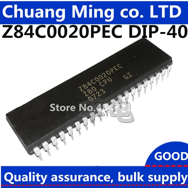 Free Shipping 5-10pcs Z84C0020PEC Z84C0020 84C0020 DIP40 Z80 CPU Z80CPU Microprocessor ic