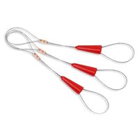 5Pcs Electrician Fish Tape Fastener 240mm Long Steel Cable Tightener Wire Traction Grip High Quality Wire Puller Accessories