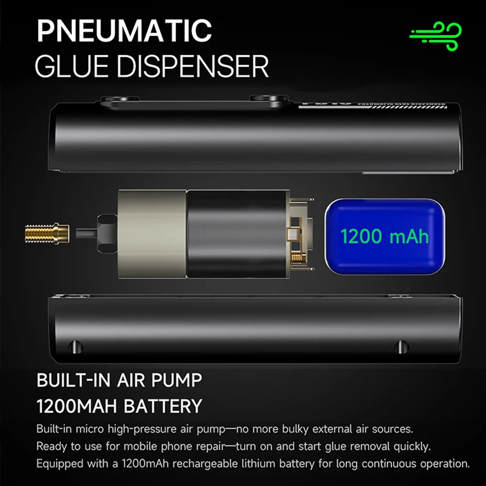 ميكانيكي PD10 مسدس توزيع هوائي يدعم 10/30CC لإصلاح الهاتف المحمول الأشعة فوق البنفسجية لاصق مانع التسرب لحام لصق الاستغناء أداة