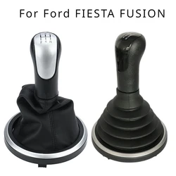 5 6 Speed Car Gear Shift Knob for Ford FIESTA FUSION 2002 2003 2004 2008 2009 2010 2011 2012 2013 2014-2024 Boot Cover Gaiter