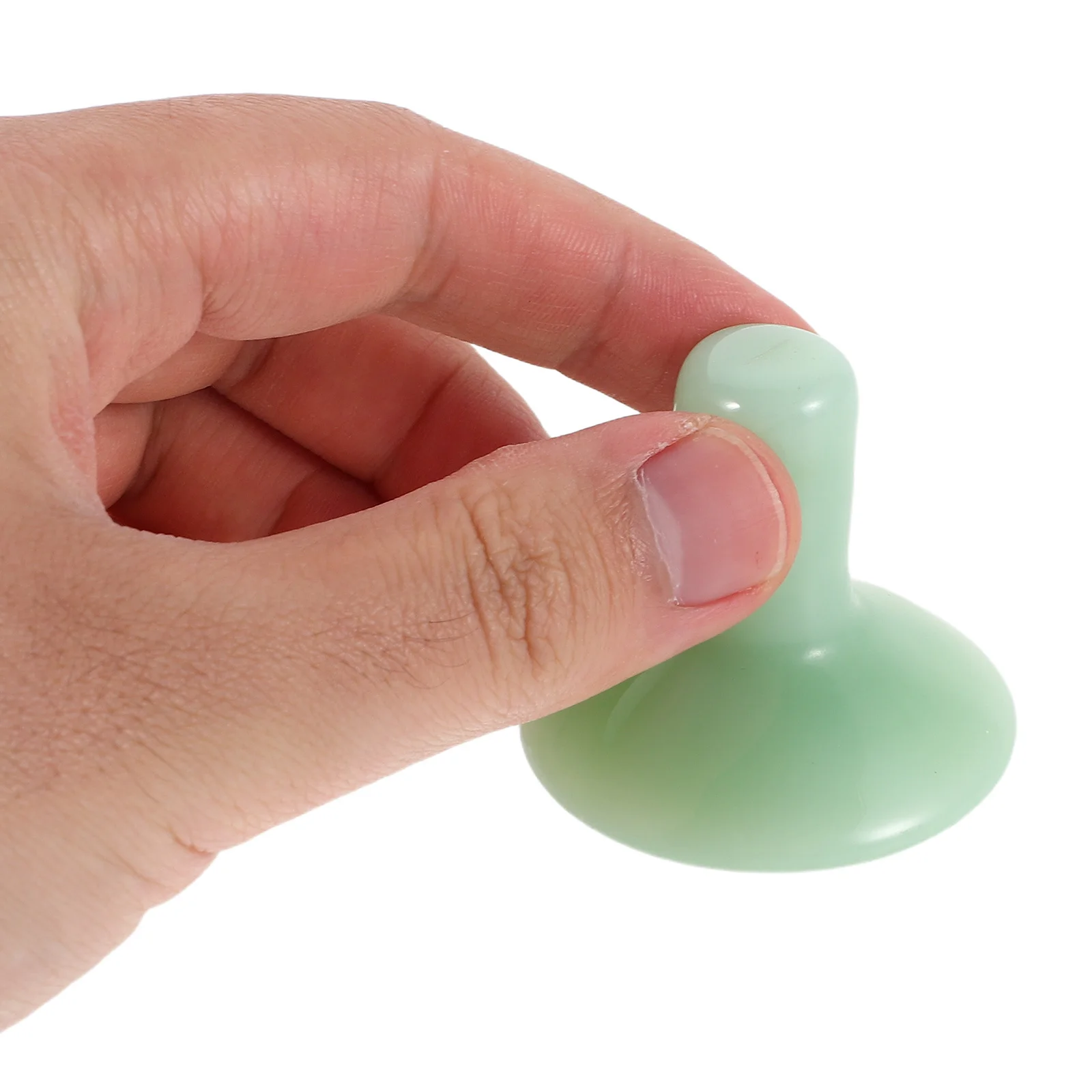 

2Pcs Natural Jade Mushroom Shape Guasha Face Massage Tool Facial Neck Sculpting Beauty Massager Skin Revitalizing Stone