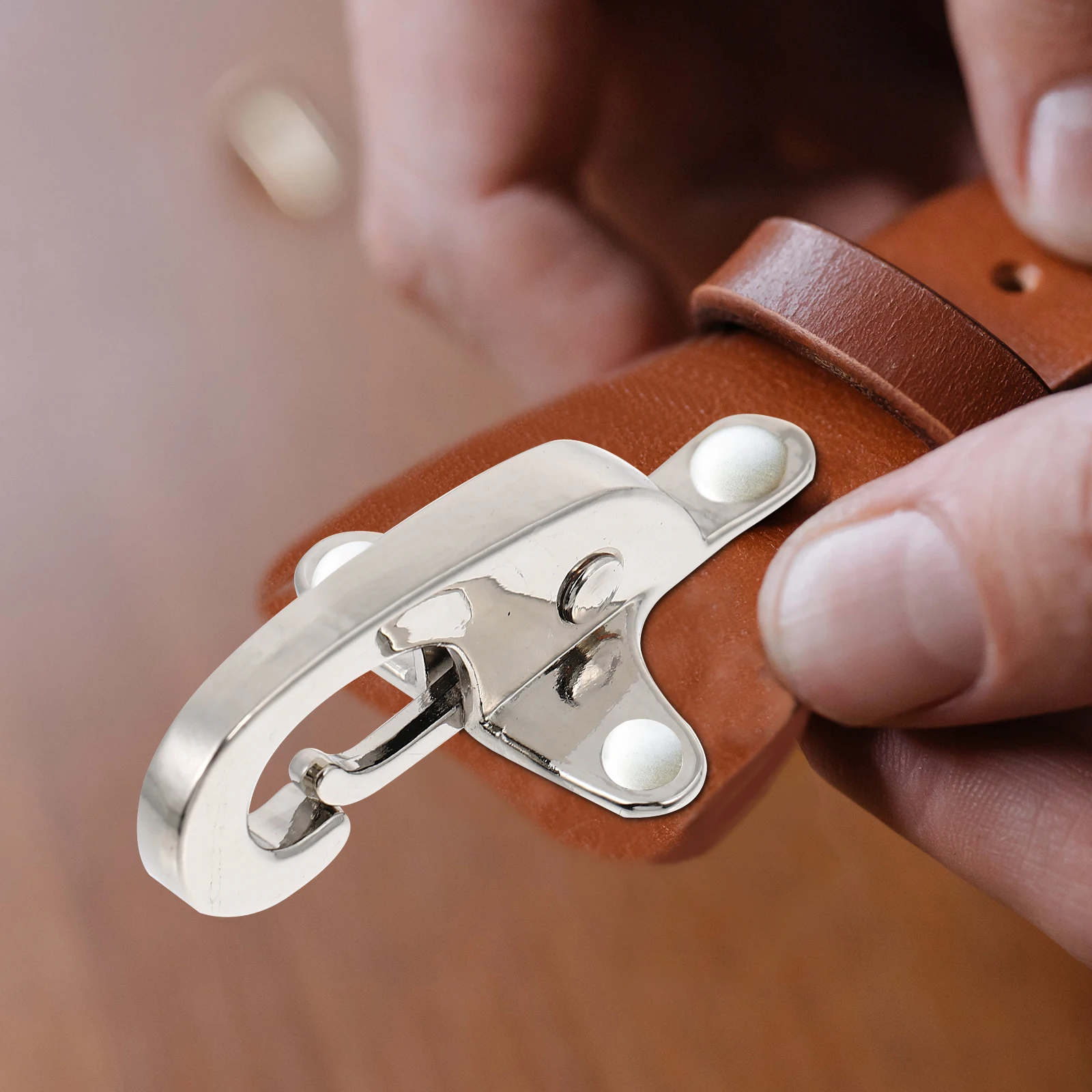 2 أزواج الفضة 5 سنتيمتر أسفل سترة حزام أبازيم أزرار معدنية التعشيق موصل الخصر DIY أبازيم الطائرة الزخرفية