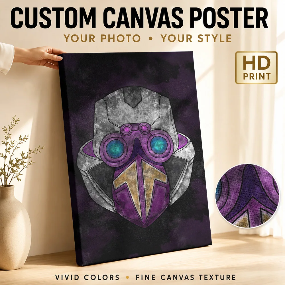 Arachnoid Rush Canvas Print Poster Custom Photo Gaming Anime Wall Paintings Decoration for Bedroom Ready to Hang Gift for Fans