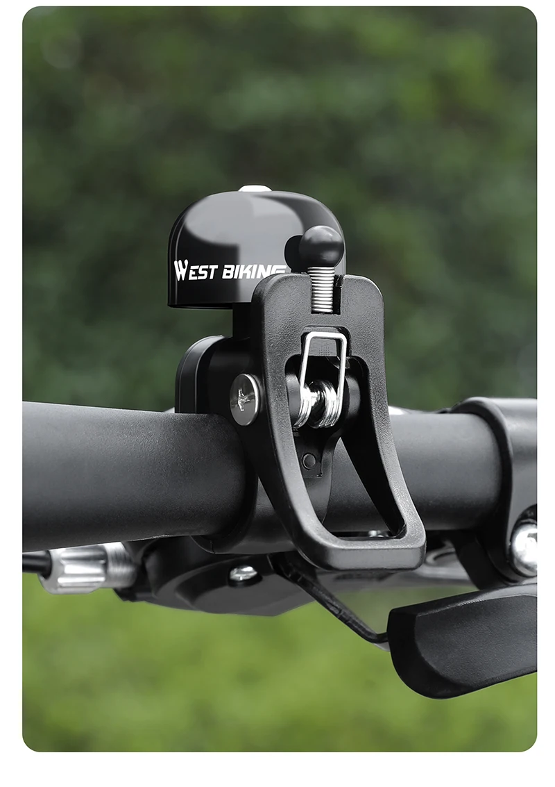 WEST RADFAHREN Mountainbike Glocke Sicherheit Warnung Signal Laut Retro Fahrrad Glocke Straße Lenker Fahrrad Zubehör Reit Ausrüstung – Detail 19
