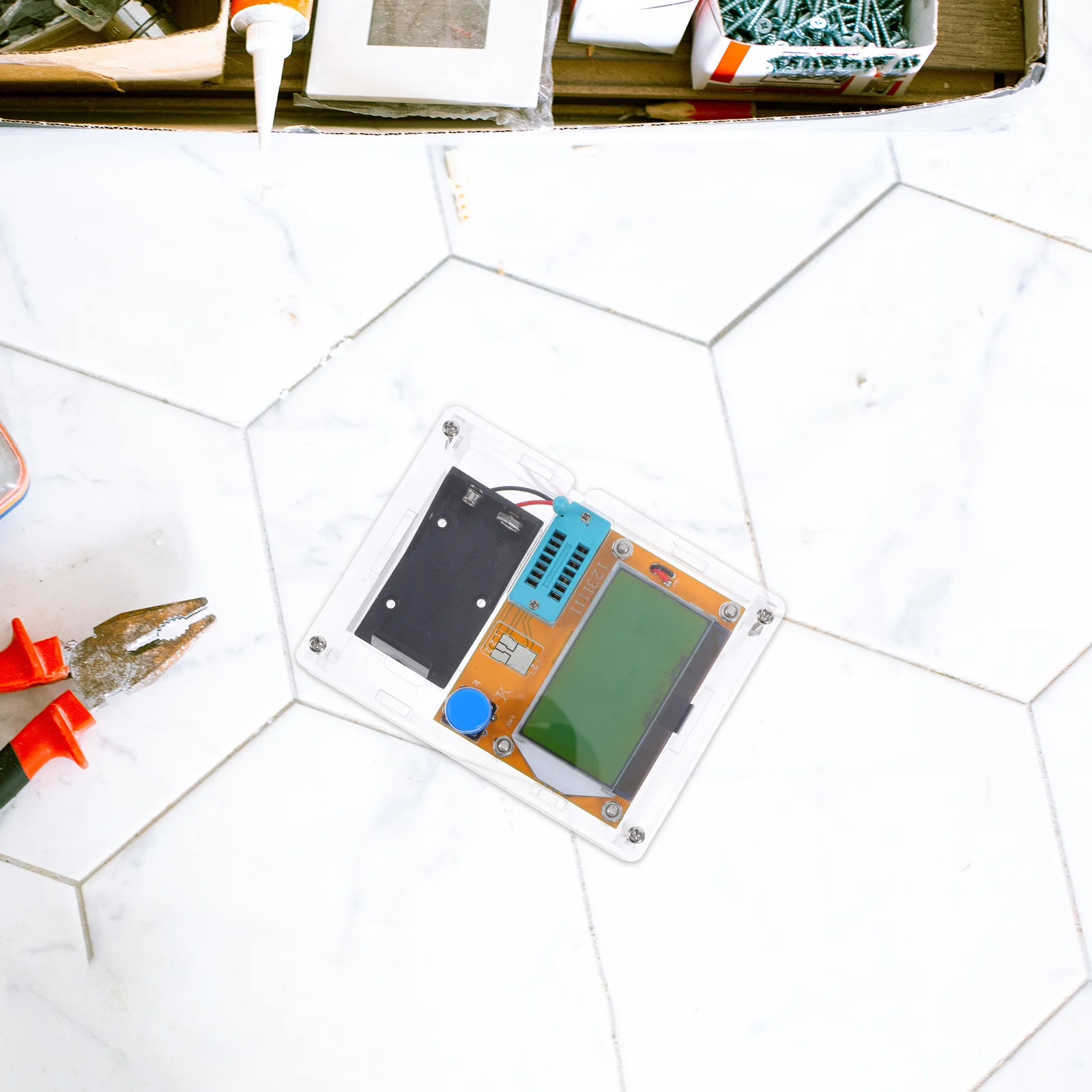 

1Set Tester with Graphical LCD Display Accurate Component Analyzer for Capacitance Inductance Resistance Measurement