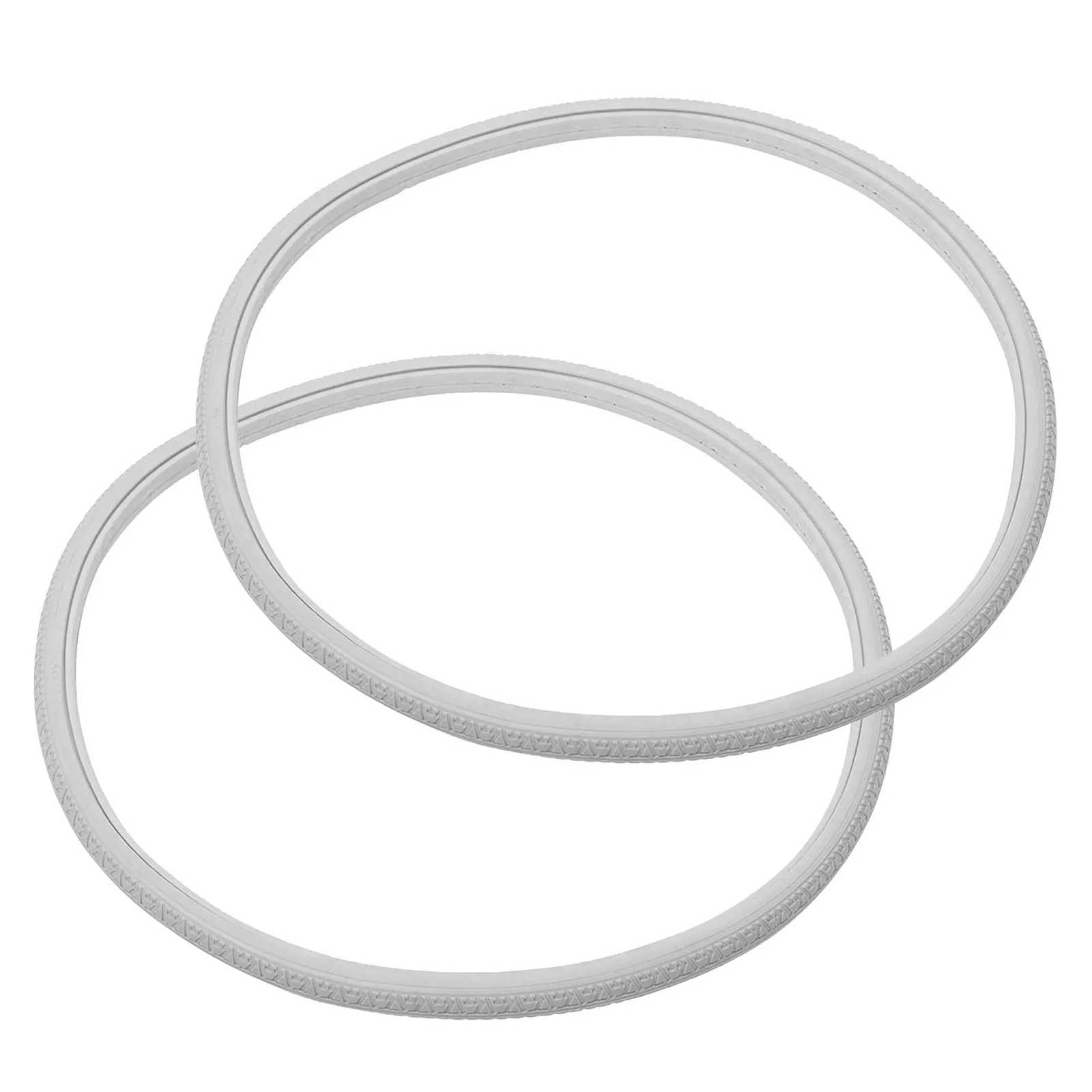 

2Pcs Solid Wheelchair Tires Elastic Polyurethane Shock Absorption Quiet Ride Replacement Wheels for Manual Wheelchair Parts