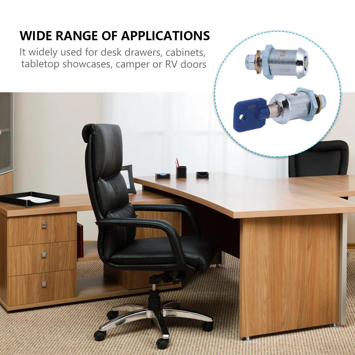 

2pcs 27Mm Tubular Cam Lock For Arcade Machine Cabinet Door Heavy Duty Replacement Push Up Keyed Laminated Steel Plunger Lock Set