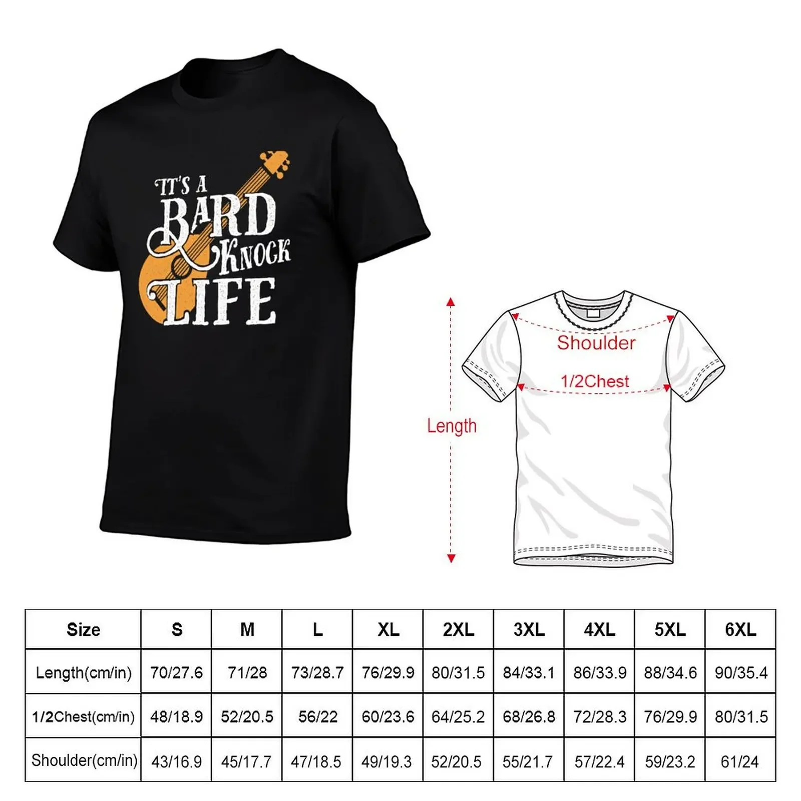 Bard Knock Life T-Shirt aesthetic clothes blue archive boys whites mens clothing