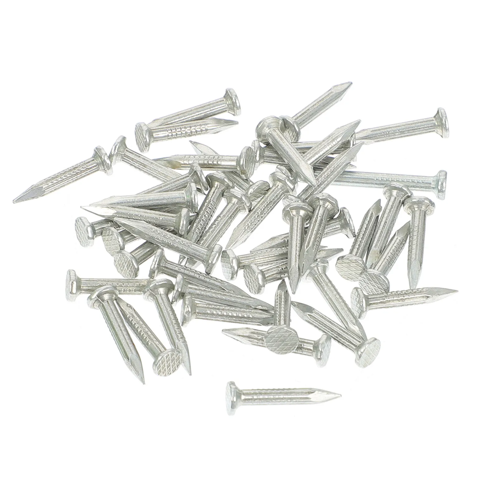 

310 шт. оцинкованных стальных гвоздей с закаленным острым концом для бетона и цемента, утолщенные проникающие стальные гвозди для строительства