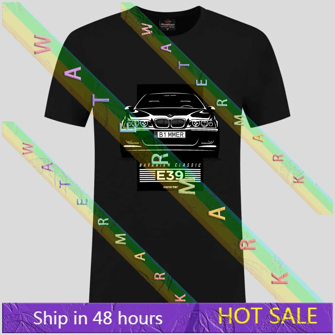 Summer New Customization Bavarian classic e39 T-shirt sweet tops oversized rough men  t-shirts