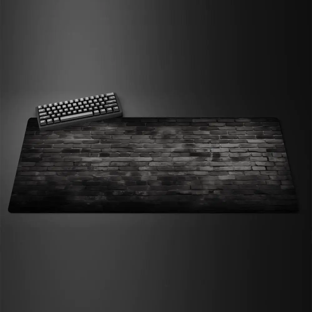 Alas Mouse Gaya Downy Alas Meja Permainan Kantor Komputer Besar XXL Alas Mouse Keyboard Gaming Karet Antiselip Bantalan Meja Panjang