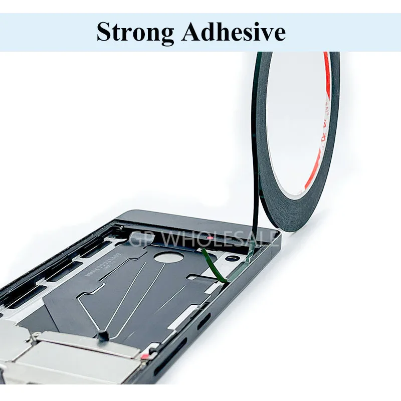 0.3mm kalınlığında, 2mm/3mm/4mm/5mm seçin, toz geçirmez mühür köpük sünger bant, Iphone Tablet ekran için çift taraflı yapıştırıcı Fix