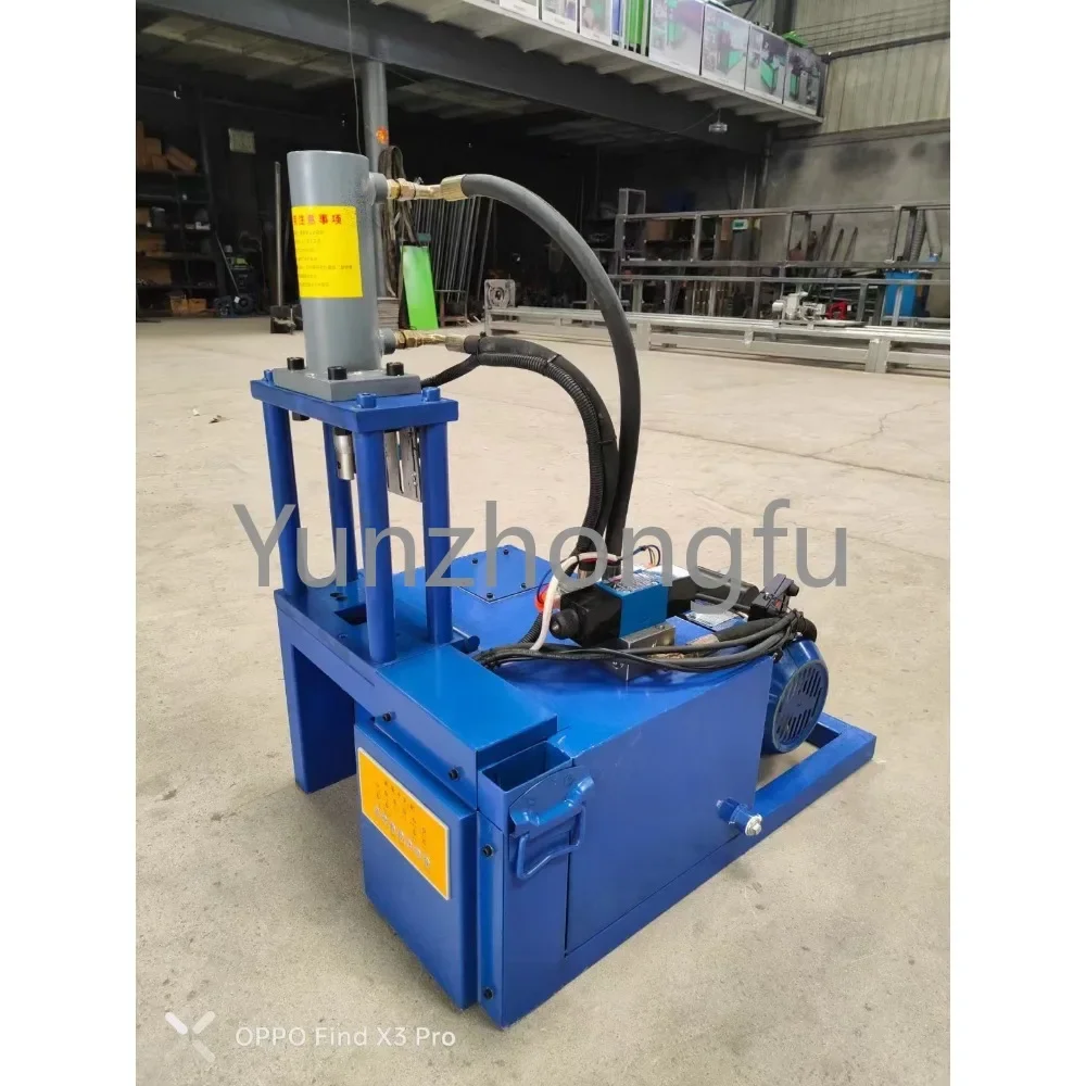 Portable Hydraulic Stainless Steel Stair Handrail Punching Arc-Shaped Machine with one Custom die