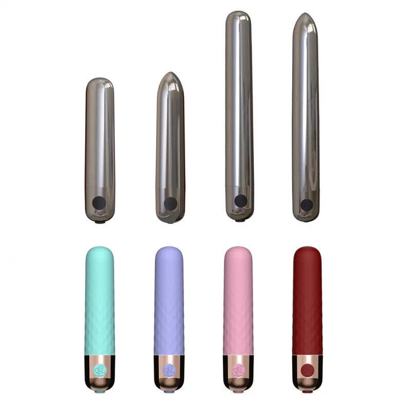 10Frequency Charging Mini Bullet Vibrator Full Silicone Bullet Vibrator Adult Supplies Women's Masturbation Device