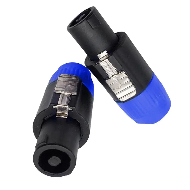 Speakon-enchufe profesional de cuatro núcleos a adaptador hembra de 6,35mm, adaptador de Audio Ohm macho a hembra de 6,35mm