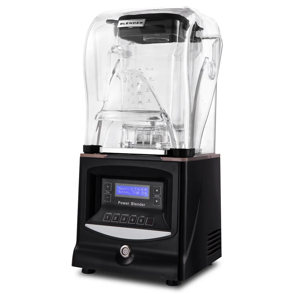 Professional Blender with Soundproof Cover, WildSide+ Jar, Timer and Speed Setting