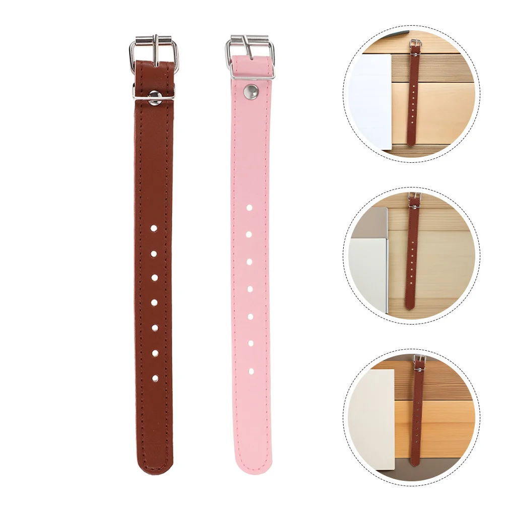 

4Pcs Bike Basket Straps Front PU Replacement Belts for 's Bicycle Storage Adjustable Cargo Strap Detachable