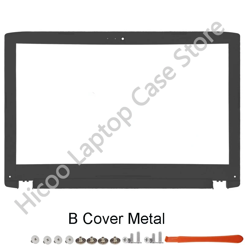 Imagem -03 - Laptop Lcd Tampa Traseira para Asus Rog Strix Gl552 Gl552j Gl552vw Gl552ve Zx50v Moldura Frontal Palmrest Superior Inferior Case Dobradiças Novo