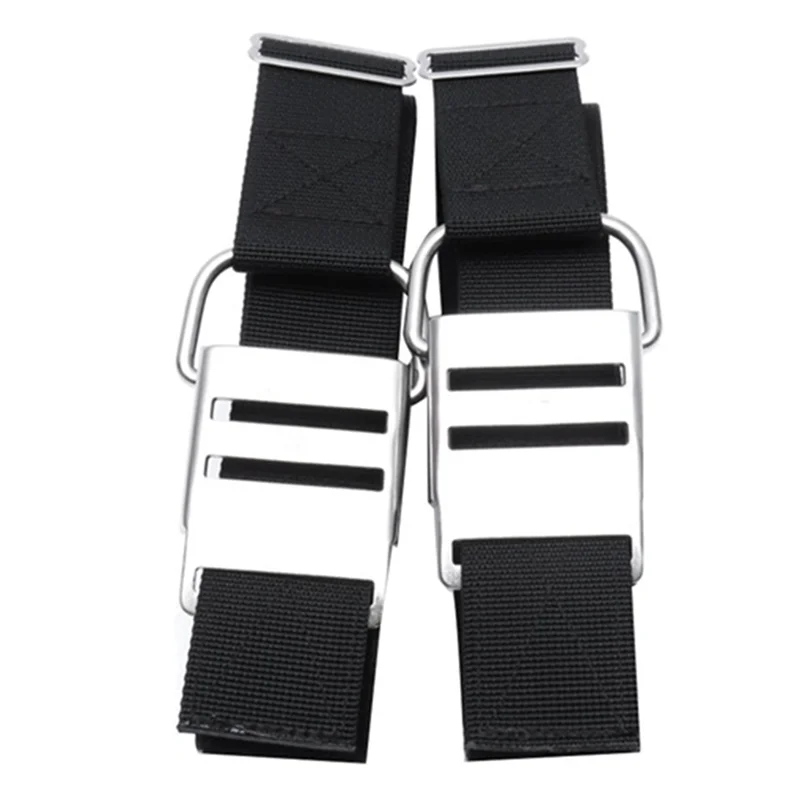 

ELOS-1Set Technical Diving Sidemount Harness BCD Backplateless Scuba Diving Accessory Set Heavy Duty Black&Silver