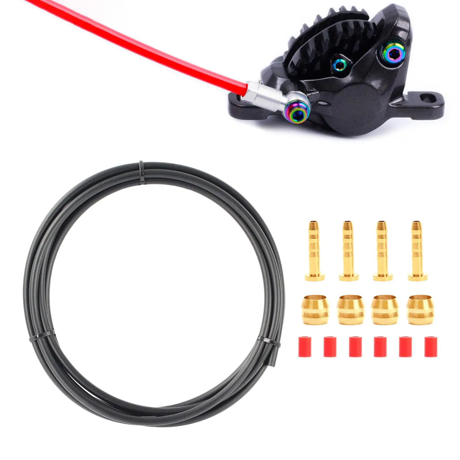 Accessoire de remplacement pour vélo, embout de buse d'olive pour tuyau de frein hydraulique pour VTT