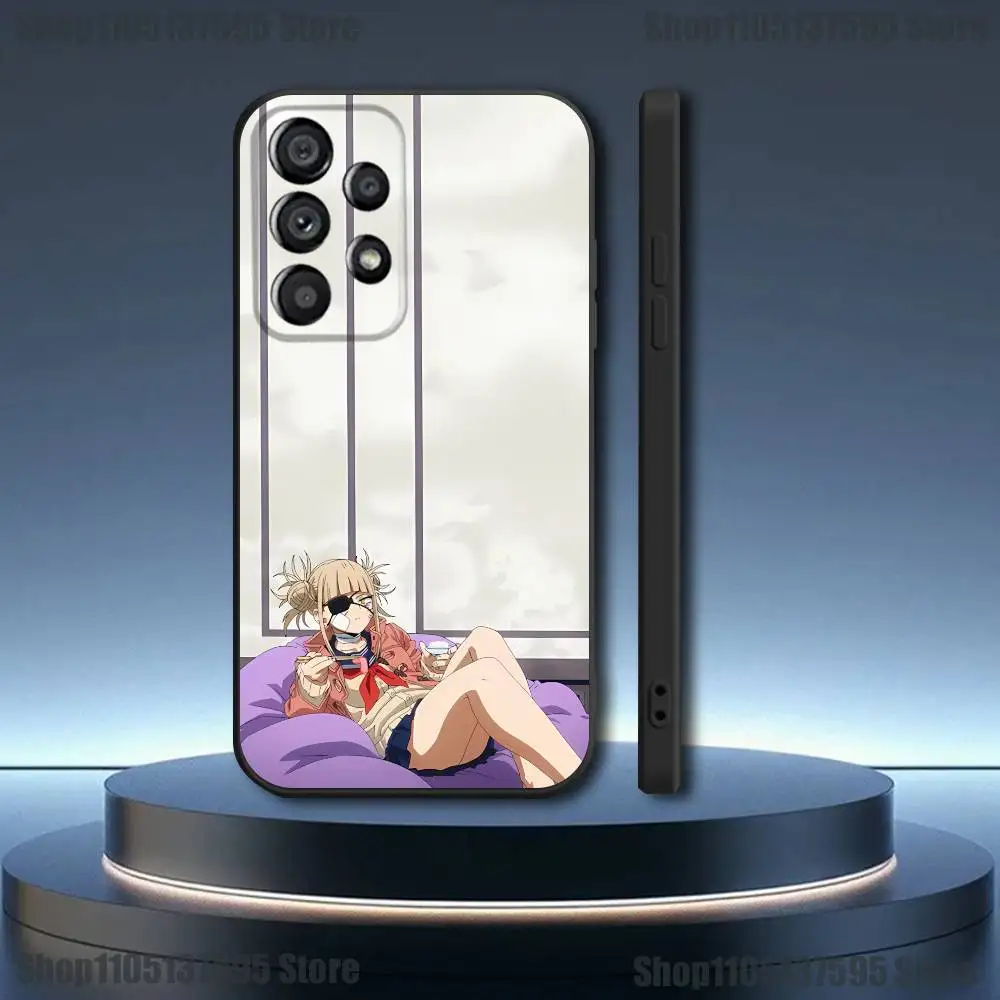 Etui na telefon Anime Toga Himiko do Samsung Galaxy A73,31,32,72,41,53,52,71,22,5G,Note,J7,8,9 Miękka czarna obudowa