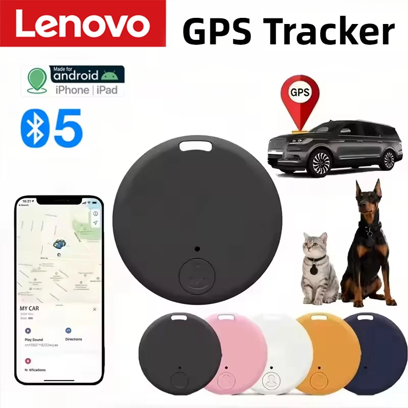 Mini rastreador gps bluetooth 5.0, animal de estimação, idosos, crianças, carteira, rastreamento inteligente, localizador de carro, para ios, android, novo