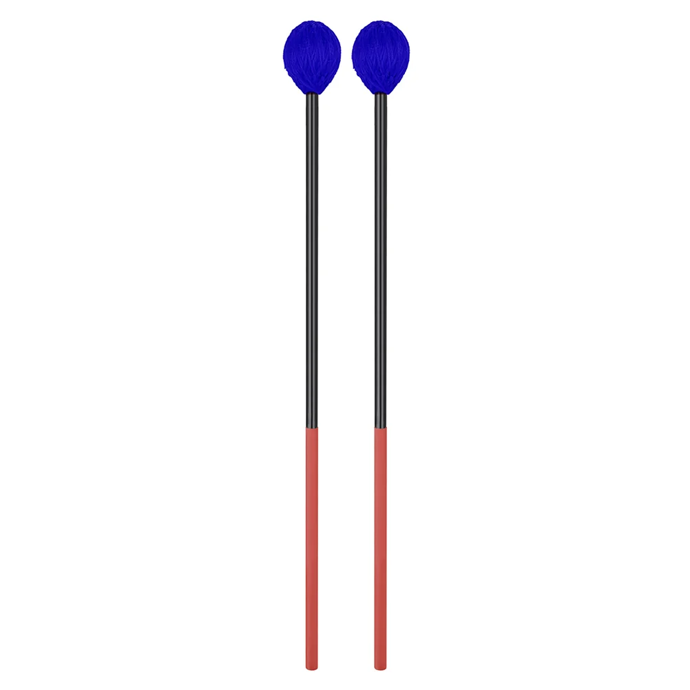 2 Pcs Marimba Hammer Sticks Xylophone Mallets Carbon Fiber Cotton Thread Percussion Sticks for Practice Performance